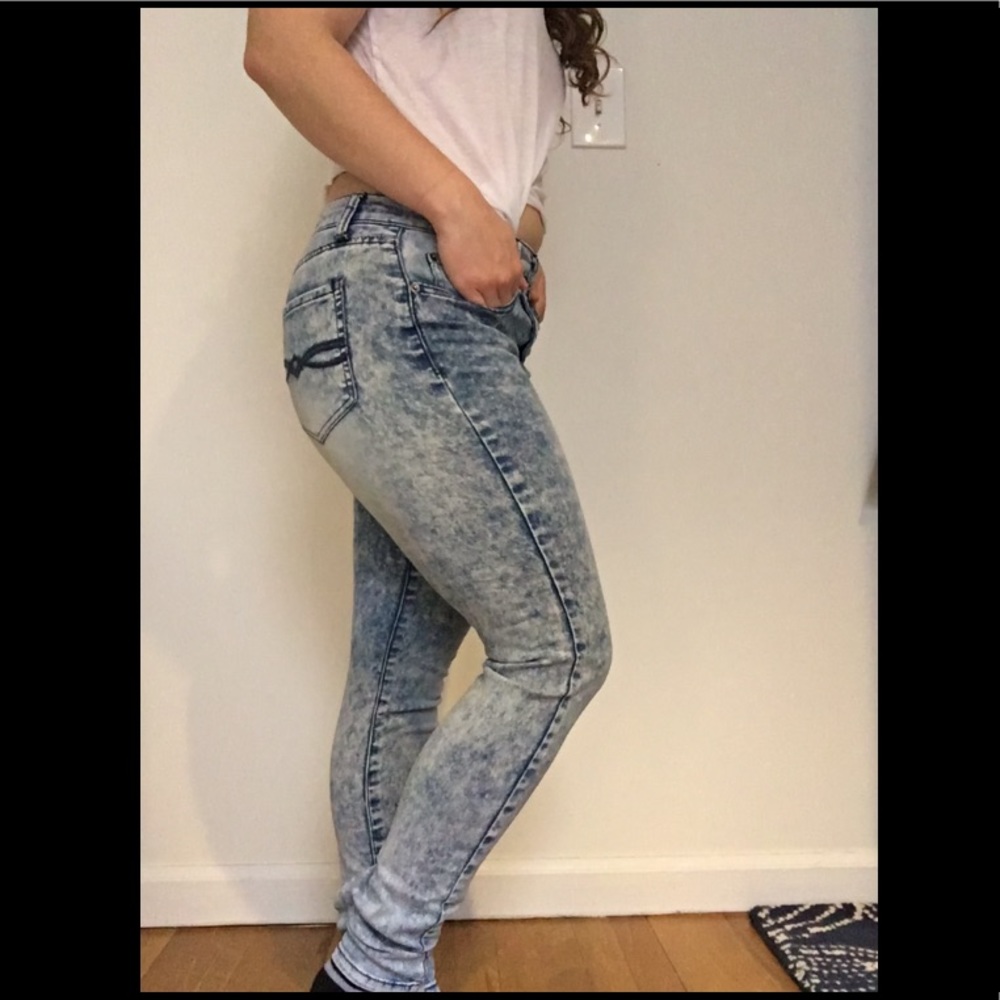 3 for $25 • acid wash jeans